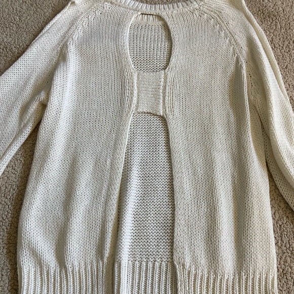 🔸 Cloth 🔸 cold shoulder knit sweater - Picture 5 of 8